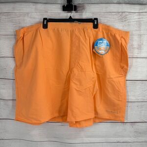 Columbia Omni-Shade Swim Trunks‎ Shorts UPF 50 Sun Protection Orange 4XL NEW